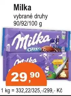 COOP DISKONT Milka nabídka