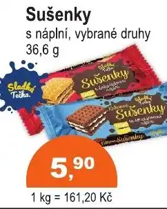 COOP DISKONT Sušenky s náplní nabídka