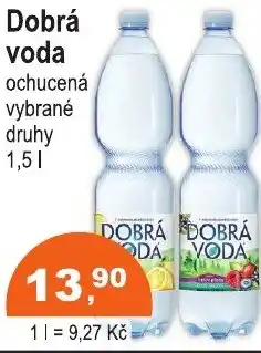 COOP DISKONT Dobrá voda ochucená nabídka