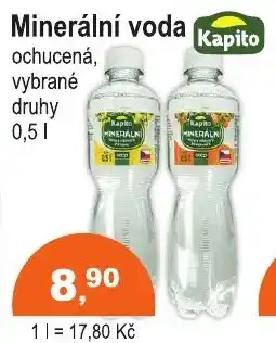 COOP DISKONT Minerální voda ochucená nabídka
