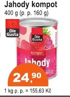 COOP DISKONT Jahody kompot nabídka