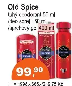 COOP DISKONT Old Spice nabídka