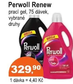 COOP DISKONT Perwoll Renew prací gel nabídka