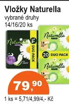 COOP DISKONT Vložky Naturella nabídka