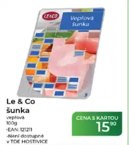 Tamda Foods Le & Co šunka vepřová nabídka