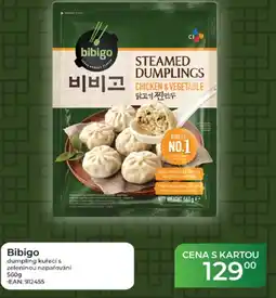 Tamda Foods Bibigo dumpling kuřecí s zeleninou napařování nabídka