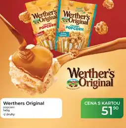 Tamda Foods Werthers Original popcorn nabídka