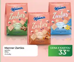 Tamda Foods Manner Zarties oplatky nabídka