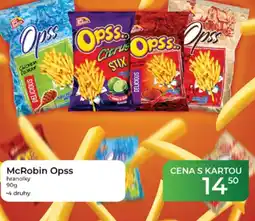 Tamda Foods McRobin Opss hranolky nabídka