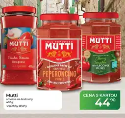 Tamda Foods Mutti omáčka na těstoviny nabídka