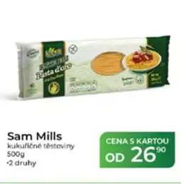 Tamda Foods Sam Mills kukuřičné těstoviny nabídka