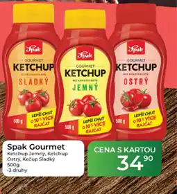 Tamda Foods Spak Gourmet Ketchup Jemný, Ketchup Ostrý, Kečup Sladký nabídka