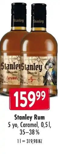 Qanto Stanley Rum 5 yo, Caramel nabídka