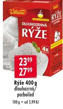 Qanto Rýže dlouhozrná/ parboiled nabídka
