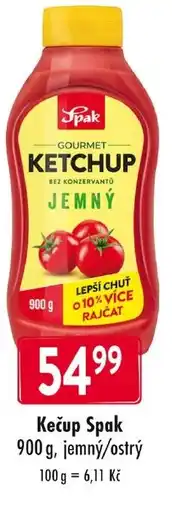 Qanto Kečup Spak, jemný/ostrý nabídka