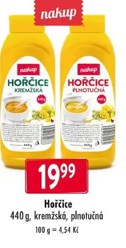 Qanto Hořčice kremžská, plnotučná nabídka