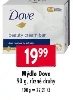 Qanto Mýdlo Dove nabídka