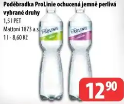Partner Maloobchodní síť Poděbradka ProLinie ochucená jemně perlivá nabídka