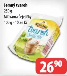 Partner Maloobchodní síť Jemný tvaroh nabídka