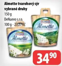Partner Maloobchodní síť Almette tvarohový sýr nabídka