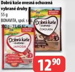 Partner Maloobchodní síť Dobrá kaše ovesná ochucená nabídka