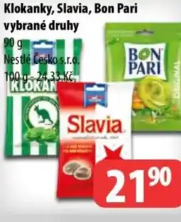 Partner Maloobchodní síť Klokanky, Slavia, Bon Pari nabídka