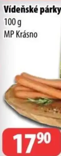 Partner Maloobchodní síť Vídeňské párky nabídka