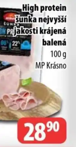 Partner Maloobchodní síť High protein šunka nejvyšší jakosti krájená balená nabídka