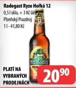 Partner Maloobchodní síť Radegast Ryze Hořká 12 nabídka