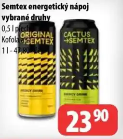 Partner Maloobchodní síť Semtex energetický nápoj nabídka