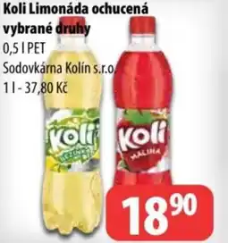 Partner Maloobchodní síť Koli Limonáda ochucená nabídka