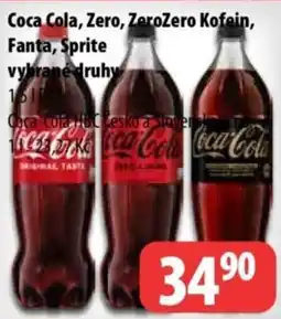 Partner Maloobchodní síť Coca Cola, Zero, ZeroZero Kofein, Fanta, Sprite nabídka