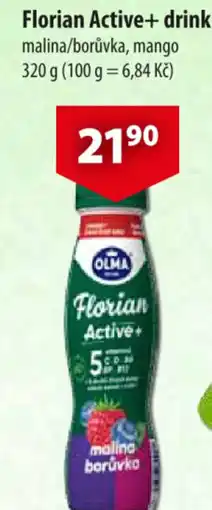 CBA Olma Florian Active+ drink nabídka