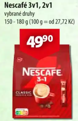 CBA Nescafé 3v1, 2v1 nabídka