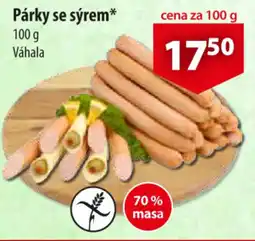 CBA Párky se sýrem nabídka