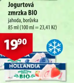 CBA Jogurtová zmrzka BIO nabídka