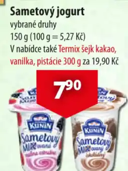 CBA Sametový jogurt nabídka