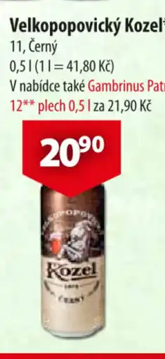 CBA Velkopopovický Kozel nabídka