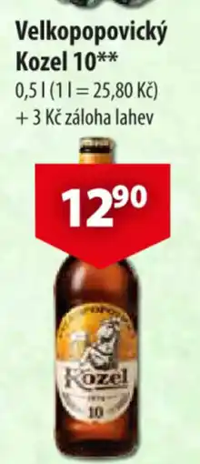 CBA Velkopopovický Kozel 10 nabídka