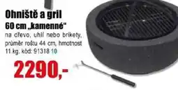 EVA Ohniště a gril 60 cm,,kamenné" nabídka