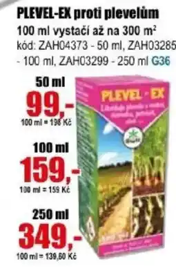 EVA PLEVEL-EX proti plevelům nabídka