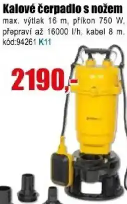 EVA Kalové čerpadlo s nožem nabídka