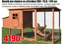 EVA Kurník pro slepice se střechou nabídka