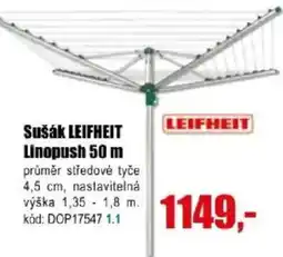 EVA Sušák LEIFHEIT Linopush 50 m nabídka