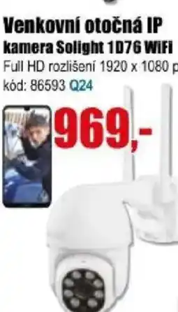 EVA Venkovní otočná IP kamera Solight 1D76 WiFi nabídka