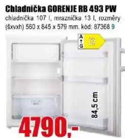 EVA Chladnička GORENJE RB 493 PW nabídka