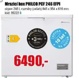 EVA Mrazicí box PHILCO PCF 246 EFPI nabídka