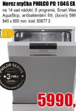 EVA Nerez myčka PHILCO PD 1046 EX nabídka