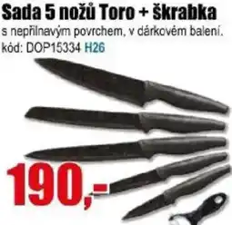 EVA Sada 5 nožů Toro + škrabka nabídka
