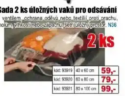 EVA Sada 2 ks úložných vaků pro odsávání nabídka